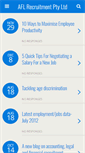 Mobile Screenshot of aflrecruitment.com.au